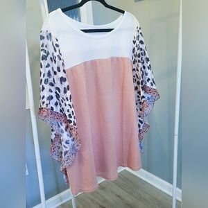 Chic Soul 3XL Blouse with Butterfly sleeves